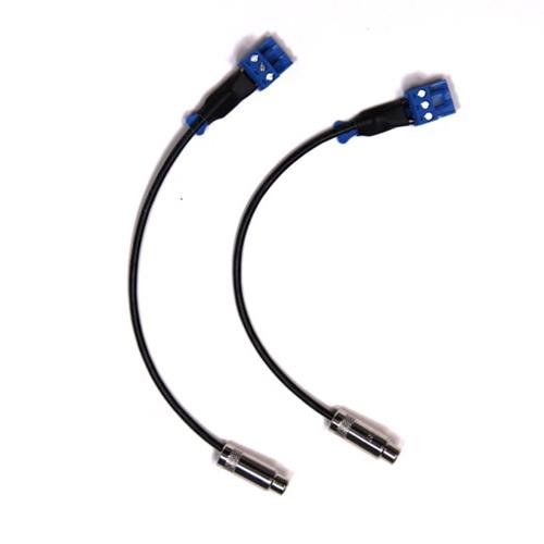 Lea RCAF-2 Female RCA to Ampenol Anytek balanced 3 pin connector, 2 Pack