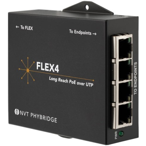 FLEX 4 PORT LONG REACH UTP ADAPTER (30 WATTS PER)