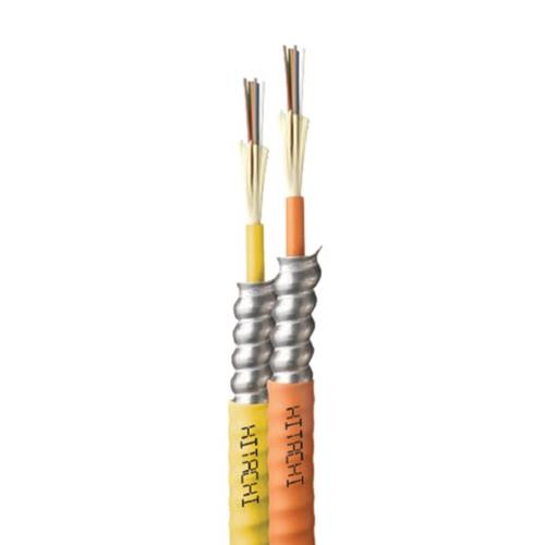 Hitachi Fiber 12-Strand 50m Om4 Jacket Intrlck Armr Plen