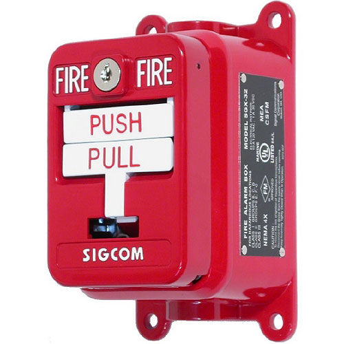 SigCom SGX-32SK1-SC Pull Station