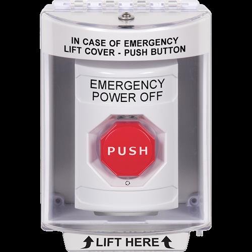 Safety Technology White Turn To Reset Stopper Station With Surface M