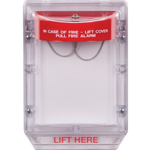 STI Stopper II without Horn Flush Mount, Fire Label