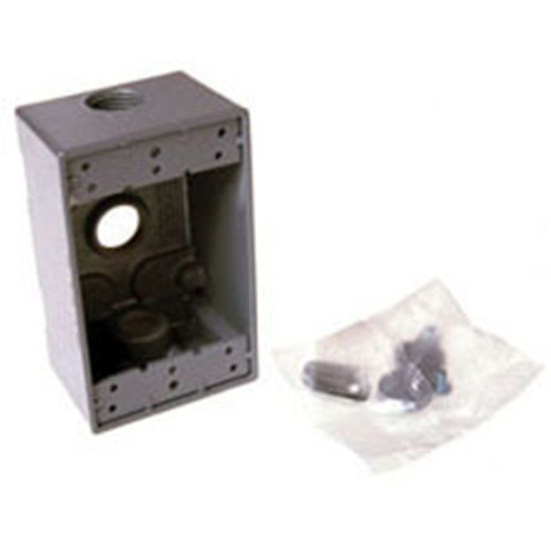 Hubbell 5324-0 Single Gang Weatherproof Mounting Box