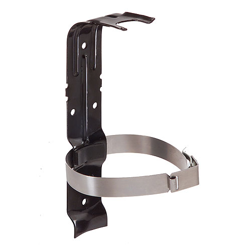 First Alert Mounting Bracket for Fire Extinguisher - Black