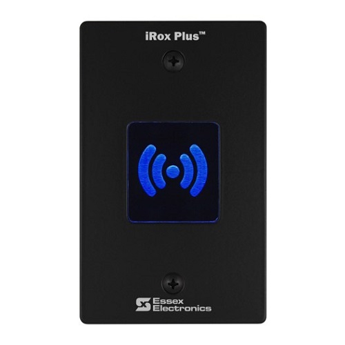 Essex Electronics IRXP-2B iRox Plus Dual Frequency MultiCLASS SE Reader, Single Gang, Black Faceplate