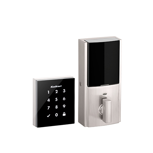 Kwikset Obsidian Touchscreen Electronic Deadbolt, Satin Nickel