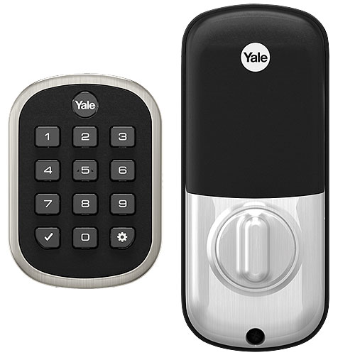 Yale Pro YRD136-ZW2-619 SL Key-Free Keypad Deadbolt With Z-Wave® Plus, Satin Nickel
