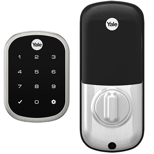 Yale Pro YRD156-ZW2-619 SL Key-Free Touchscreen Deadbolt with Z-Wave® Plus, Satin Nickel