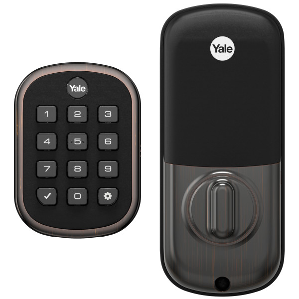 Yale Pro YRD136-ZW2-0BP SL Key-Free Keypad Deadbolt With Z-Wave® Plus, Oil Rubbed Bronze