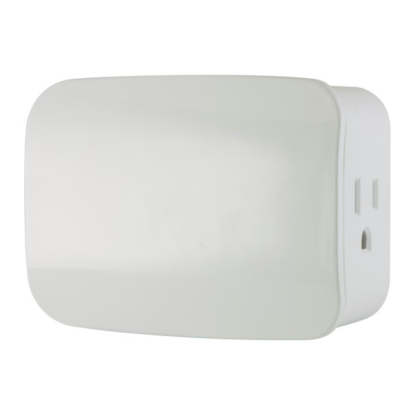 JASCO 28172 Z-Wave Plug-In Smart Switch Dual Plug with Passthrough
