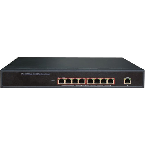 Hanwha Techwin SWT-P-81-240 8 Port PoE+ Switch