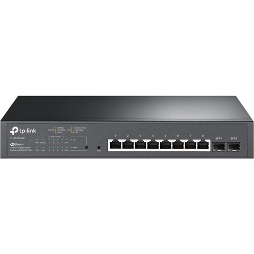TP-Link JetStream 10-Port Gigabit Smart Switch with 8-Port PoE+