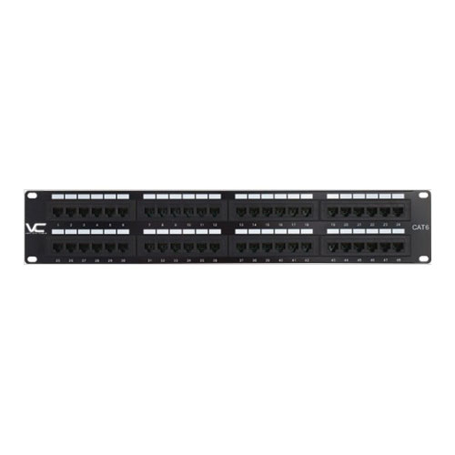 Vertical Cable Cat6 48 Port Patch Panel 19
