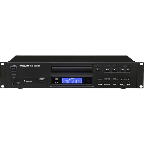 TASCAM Professional CD Player with Bluetooth Receiver CD-200BT