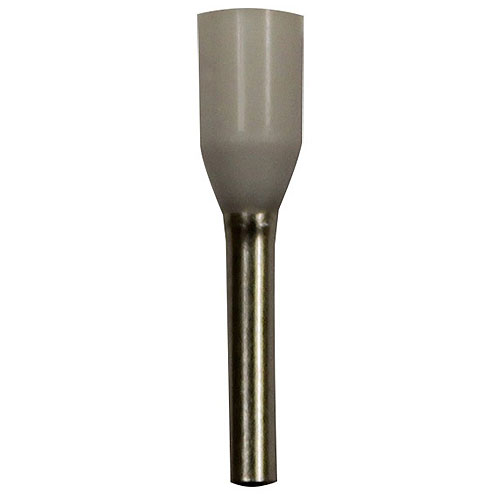 Wire Ferrule Wht Awg18 8mm Barrel 100pk