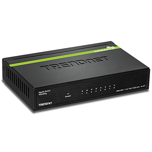 TRENDnet 8-Port Gigabit GREENnet Switch