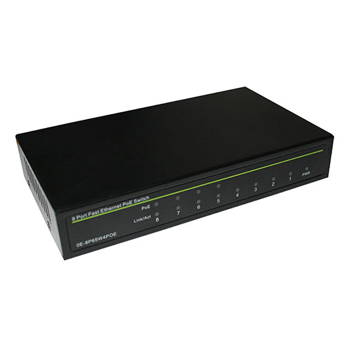 W Box 8 Port Fast Ethernet PoE Switch