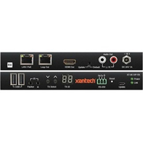 Xantech 4k Video Over IP Receiver With Audio Break
