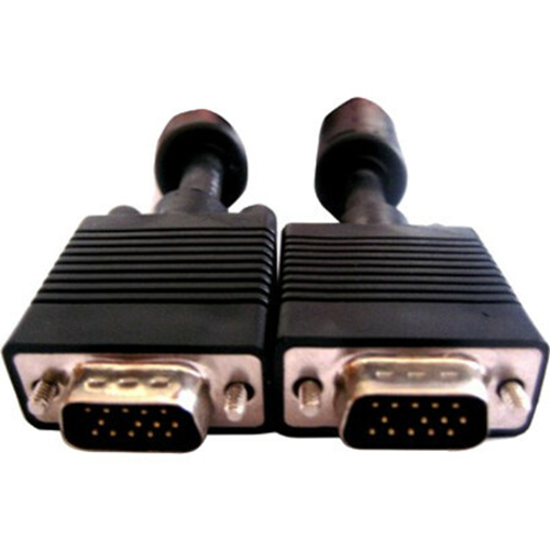 SRC SVGA,HD15 Male to Male, 3ft with Ferrite Core