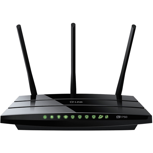 TP-LINK Archer C7 AC1750 Dual Band Wireless AC Gigabit Router, 2.4GHz 450Mbps+5Ghz 1350Mbps, 2 USB Ports, IPv6, Guest Network