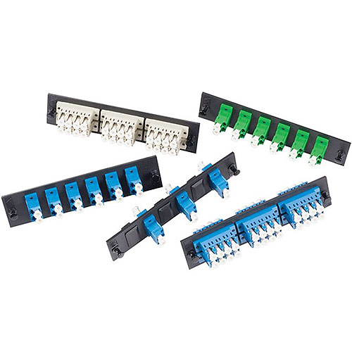 OCC Adapter Plate, 24-port, Quad LC, Multimode, Metal Sleeve